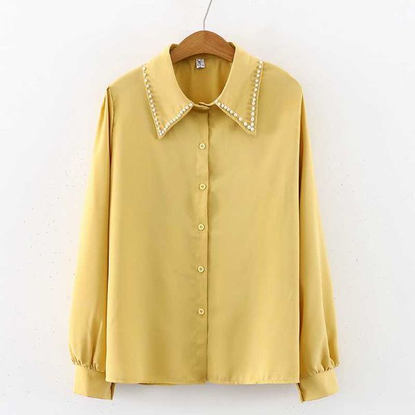 fashion woman blouses 2020 long sleeve blouse women beading turn down collar chiffon blouse shirt womens and blouses c752, White
fashion woman blouses 2020 long sleeve blouse women beading turn down collar chiffon blouse shirt womens and blouses c752, White
