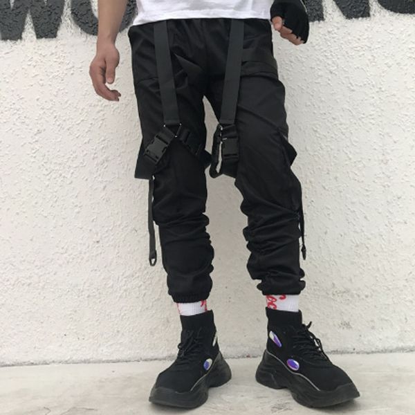 homens preto multi bolsos impresso harem pants rua do punk hip hop corredores de carga masculino sweatpants soltas elástico da c, Black
homens preto multi bolsos impresso harem pants rua do punk hip hop corredores de carga masculino sweatpants soltas elástico da c, Black
