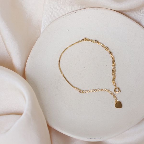 heart-shaped shining lip/snake chain bracelet women's bangles temperament elegant double bracelet jewelry decorate accessories, Black
heart-shaped shining lip/snake chain bracelet women's bangles temperament elegant double bracelet jewelry decorate accessories, Black