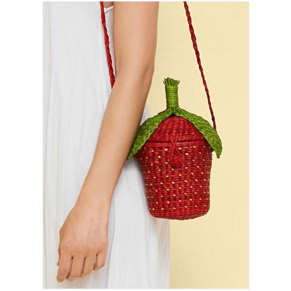 strawberry straw bags women summer rattan bag handmade woven beach crossbody bag bohemia handbags and clutch
strawberry straw bags women summer rattan bag handmade woven beach crossbody bag bohemia handbags and clutch