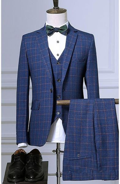 mens suits three pieces slim fit grey/blue plaid suit mens business groom jacket tuxedos for wedding evening(blazer+vest+pants, White;black
mens suits three pieces slim fit grey/blue plaid suit mens business groom jacket tuxedos for wedding evening(blazer+vest+pants, White;black