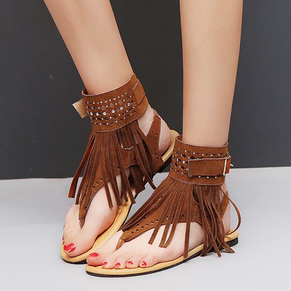 tassel women sandals 2019 summer flat sandals female flip flops fashion beach shoes plus size gladiator women shoes, Black
tassel women sandals 2019 summer flat sandals female flip flops fashion beach shoes plus size gladiator women shoes, Black
