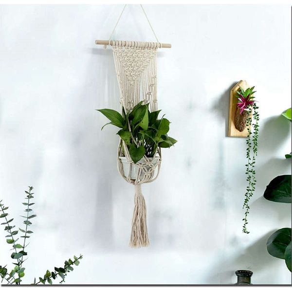 nordic style hand-woven tapestry flower pot hanging net bag wall hanging basket bohemian tapestry wall hanging other home decor
nordic style hand-woven tapestry flower pot hanging net bag wall hanging basket bohemian tapestry wall hanging other home decor
