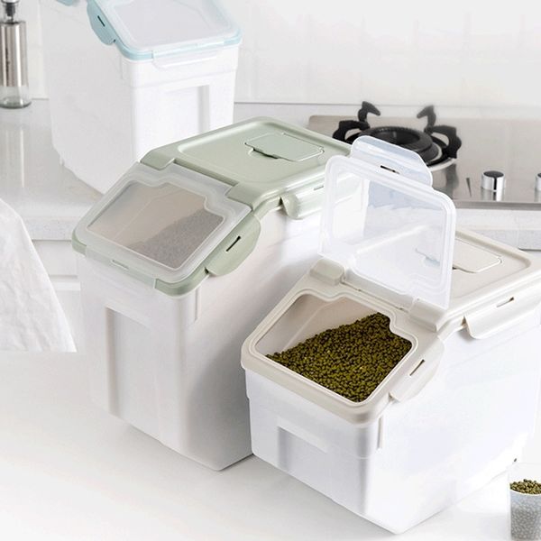 большой cat dog food storage box sealed bucket влагостойкие pet food container зерна barrel сухой корм диспенсер feeder
большой cat dog food storage box sealed bucket влагостойкие pet food container зерна barrel сухой корм диспенсер feeder