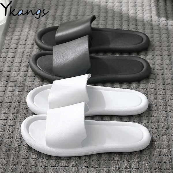 summer slippers casual black and white shoes non-slip slides bathroom sandals women home large size couple soft sole flip flops
summer slippers casual black and white shoes non-slip slides bathroom sandals women home large size couple soft sole flip flops