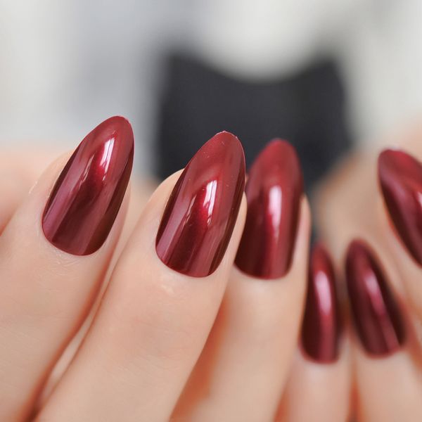 appealing wine red acrylic nail tips stiletto full cover nails shiny uv gel polish fingernails with adhesive tabs 24 ct, Red;gold
appealing wine red acrylic nail tips stiletto full cover nails shiny uv gel polish fingernails with adhesive tabs 24 ct, Red;gold