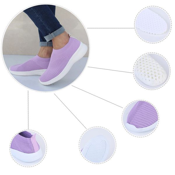 sneakers women knitted vulcanized flat shoes slip on sock air mesh sneakers flat casual shoes big size, Black
sneakers women knitted vulcanized flat shoes slip on sock air mesh sneakers flat casual shoes big size, Black