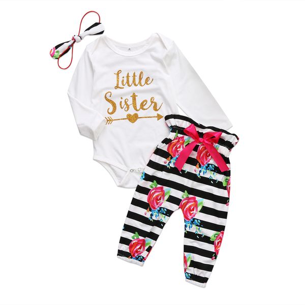 2019 new casual newborn baby girl long sleeve letter print romper floral pant stripe headband 3pcs outfit set clothes 0-18m, Pink;blue
2019 new casual newborn baby girl long sleeve letter print romper floral pant stripe headband 3pcs outfit set clothes 0-18m, Pink;blue