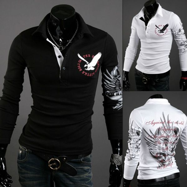 20ss designer men new autumn fashion long sleeve european style tattoo eagle printed shirt silm fit shirt 3 colors wholesale, White;black
20ss designer men new autumn fashion long sleeve european style tattoo eagle printed shirt silm fit shirt 3 colors wholesale, White;black
