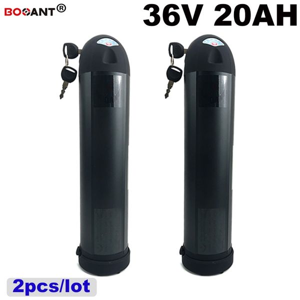 Image of 2pcs/lot 36V 20AH Lithium ion Battery for Bafang BBSHD 500W 800W Motor Electric bike battery pack 18650 36V with power switch