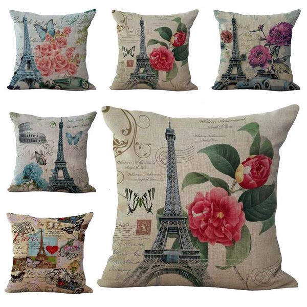 france paris eiffel tower flower pillow case cushion cover linen cotton throw pillowcases sofa bed pillow covers r54
france paris eiffel tower flower pillow case cushion cover linen cotton throw pillowcases sofa bed pillow covers r54