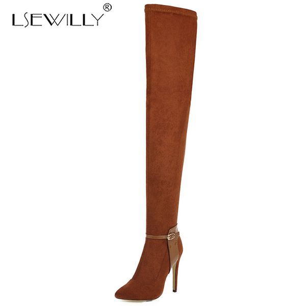 lsewilly 2020 over the knee boots women pointed toe slip on slim stretch boots elegant ladies prom autumn winter k222, Black
lsewilly 2020 over the knee boots women pointed toe slip on slim stretch boots elegant ladies prom autumn winter k222, Black