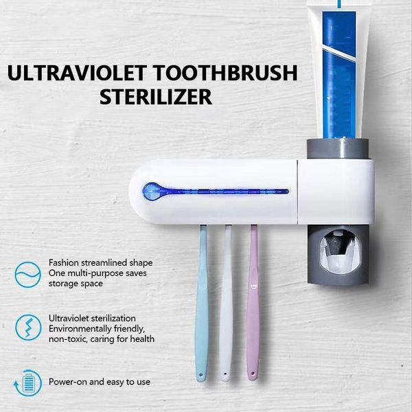 new 2 in 1 uv light ultraviolet toothbrush sterilizer automatic toothpaste dispenser tooth brush holder oral hygiene cleaner set
new 2 in 1 uv light ultraviolet toothbrush sterilizer automatic toothpaste dispenser tooth brush holder oral hygiene cleaner set