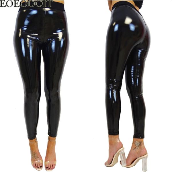 eoeodoit women classic leggings wet look pu leather black slim long pants women skinny hip push up leggings trousers
eoeodoit women classic leggings wet look pu leather black slim long pants women skinny hip push up leggings trousers