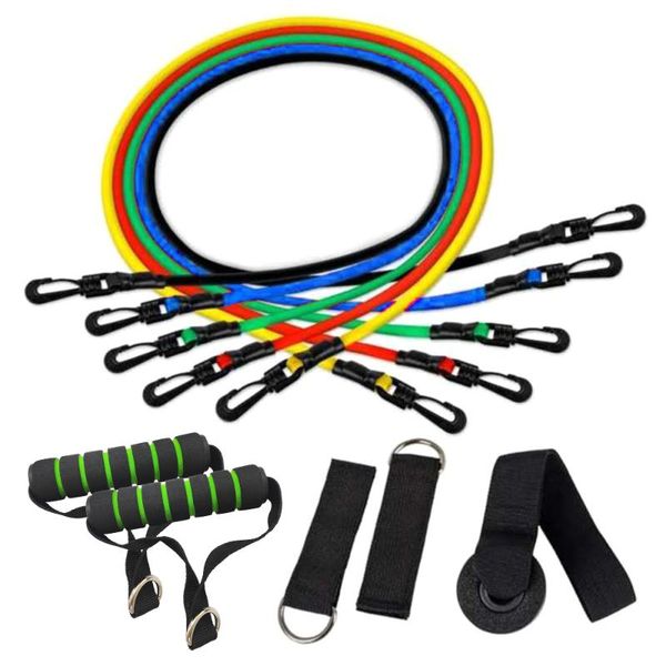 11pcs resistance bands set workout bands door anchor foam handle with carrying case yoga fitness exercise for home gym
11pcs resistance bands set workout bands door anchor foam handle with carrying case yoga fitness exercise for home gym