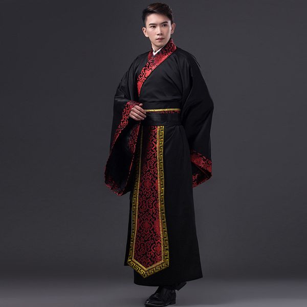 male chinese traditional costume ancient robe clothing traditional national tang suit hanfu clothing men's cosplay costume, Black;red
male chinese traditional costume ancient robe clothing traditional national tang suit hanfu clothing men's cosplay costume, Black;red