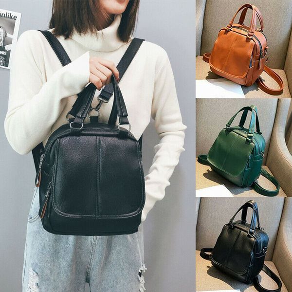 2019 new female backpack pu leather women backpack high qulaity shoulder bags student bag black brown
2019 new female backpack pu leather women backpack high qulaity shoulder bags student bag black brown