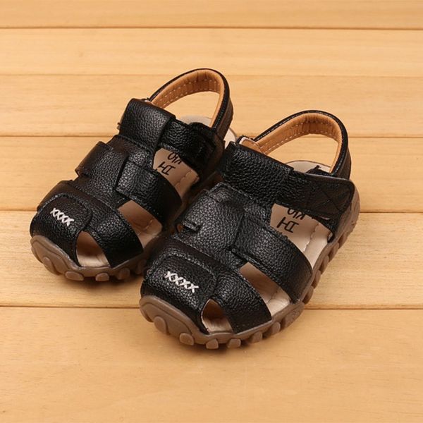 kids boy closed toe soft bottom non-slip baotou leather sandals beach summer fashion sandals an88, Black;red
kids boy closed toe soft bottom non-slip baotou leather sandals beach summer fashion sandals an88, Black;red