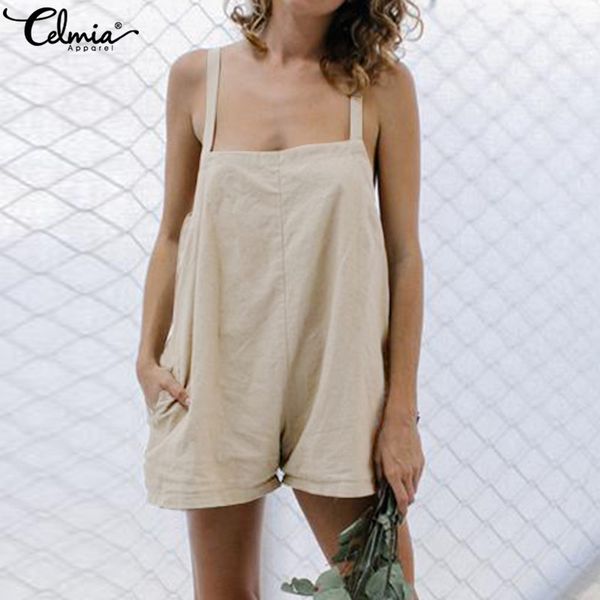celmia s-5xl женские ретро белье rompers 2019 летние комбинезоны ремешок карманы спинки короткие комбинезоны случайные свободные комбинезоны, Black;white
celmia s-5xl женские ретро белье rompers 2019 летние комбинезоны ремешок карманы спинки короткие комбинезоны случайные свободные комбинезоны, Black;white