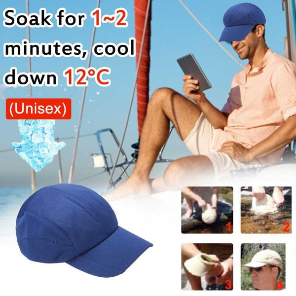 blue unisex-creative ice cap adjustable cooling sport hiking baseball cap cooling sun protection uv protection keeps cool, Black;white
blue unisex-creative ice cap adjustable cooling sport hiking baseball cap cooling sun protection uv protection keeps cool, Black;white