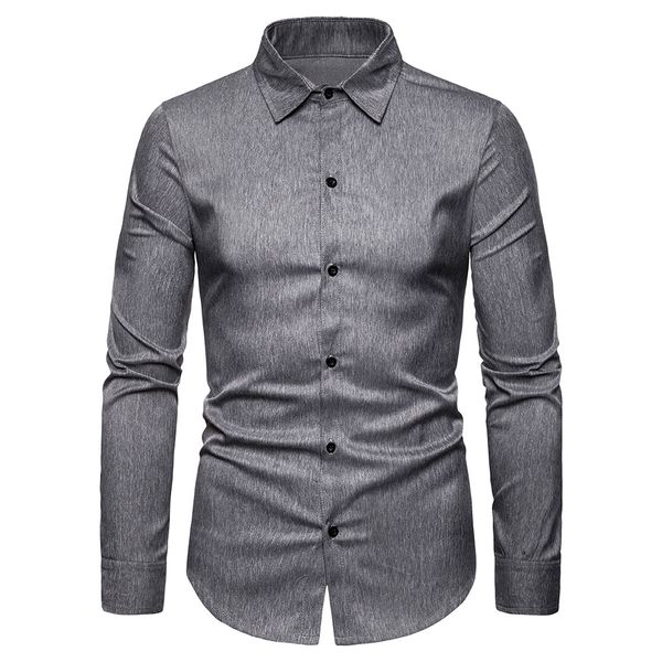 2019 new autumn camisa masculina luxury cotton men shirts long sleeve turn-down collar business shirt slim casual shirts, White;black
2019 new autumn camisa masculina luxury cotton men shirts long sleeve turn-down collar business shirt slim casual shirts, White;black