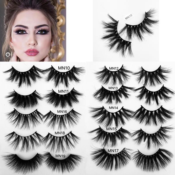 19 styles mn series 100% siberian 3d mink fur eyelashes 25mm 27mm 30mm long eyelashes with eyelash packaging box
19 styles mn series 100% siberian 3d mink fur eyelashes 25mm 27mm 30mm long eyelashes with eyelash packaging box