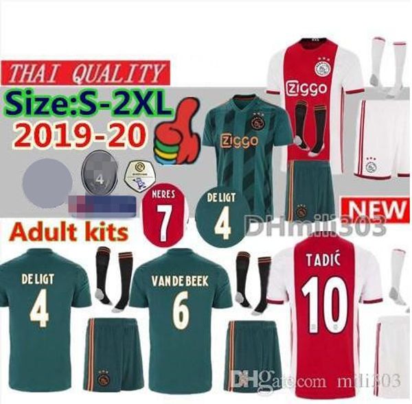 2019 2020 ajax fc soccer jersey kits 19 20 ajaxa msterdam de jong tadic ziyech camisa futebol de ligt football shirt uniforms s-2xl, Black
2019 2020 ajax fc soccer jersey kits 19 20 ajaxa msterdam de jong tadic ziyech camisa futebol de ligt football shirt uniforms s-2xl, Black