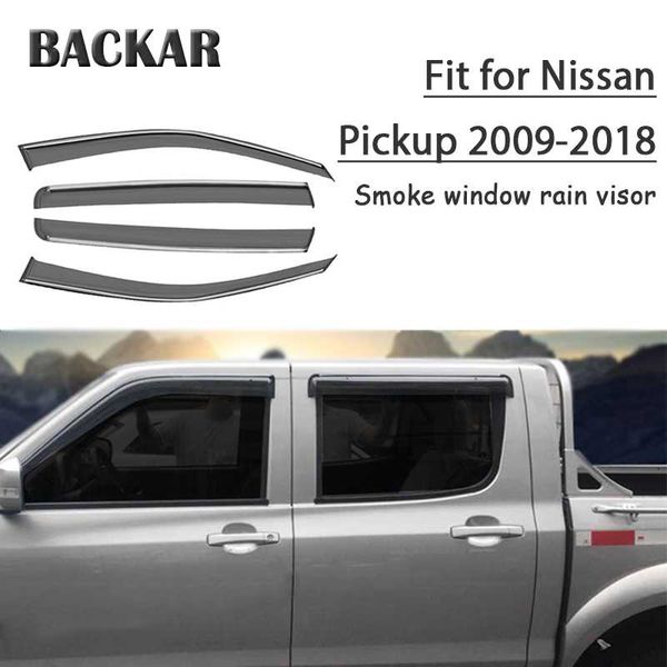 backar 4pcs auto car windows rain wind sun shield deflector visor trim for nissan pickup 2009-2018 accessories all weather
backar 4pcs auto car windows rain wind sun shield deflector visor trim for nissan pickup 2009-2018 accessories all weather