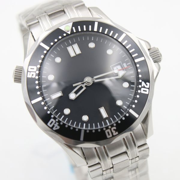 300m master co-axial 42mm automatic gent watches james bond black dial mens sea sports stainless steel watch wristwatches, Slivery;brown
300m master co-axial 42mm automatic gent watches james bond black dial mens sea sports stainless steel watch wristwatches, Slivery;brown