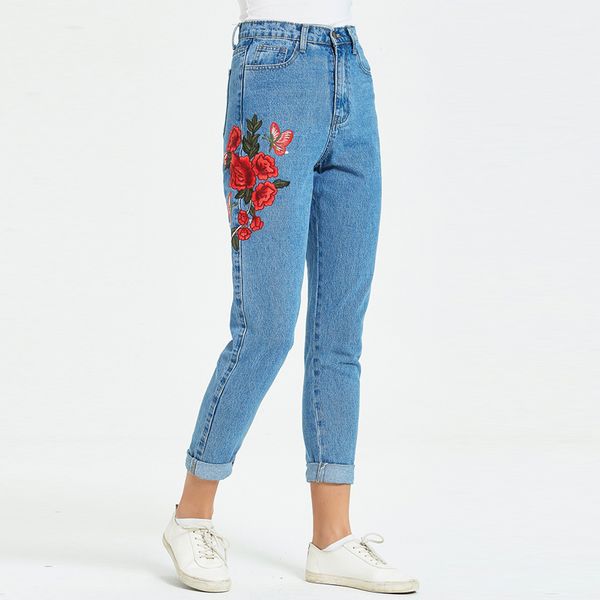 embroidered high waist mom jeans blue denim casual pants vintage jeans high waisted boyfriend mom jean
embroidered high waist mom jeans blue denim casual pants vintage jeans high waisted boyfriend mom jean