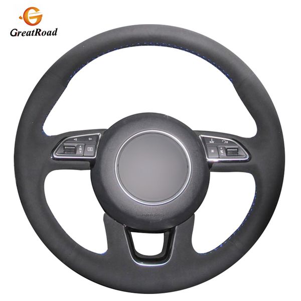 hand-stitched diy black suede car steering wheel cover for q3 2015-2018 q5 2013-2017 q7 2012-2015
hand-stitched diy black suede car steering wheel cover for q3 2015-2018 q5 2013-2017 q7 2012-2015