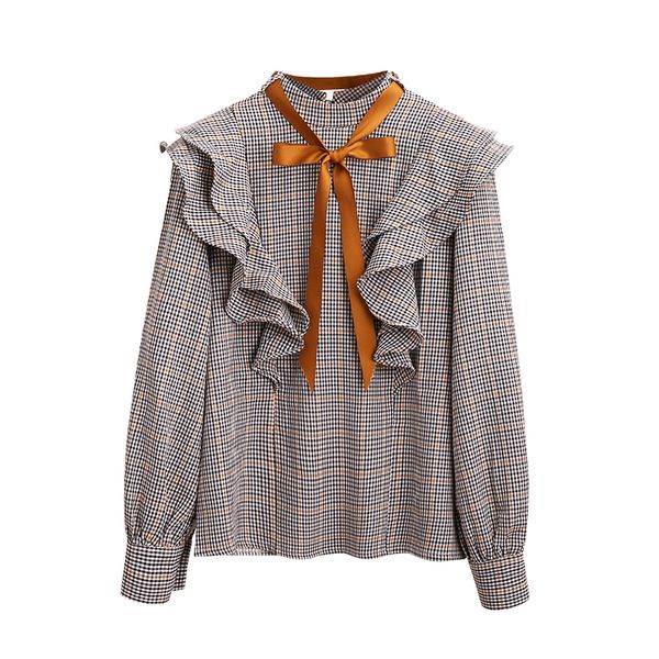 new vintage lace up ruffle blouse women 2018 spring autumn red yellow white office lady shirt plus size ladies blusas
new vintage lace up ruffle blouse women 2018 spring autumn red yellow white office lady shirt plus size ladies blusas