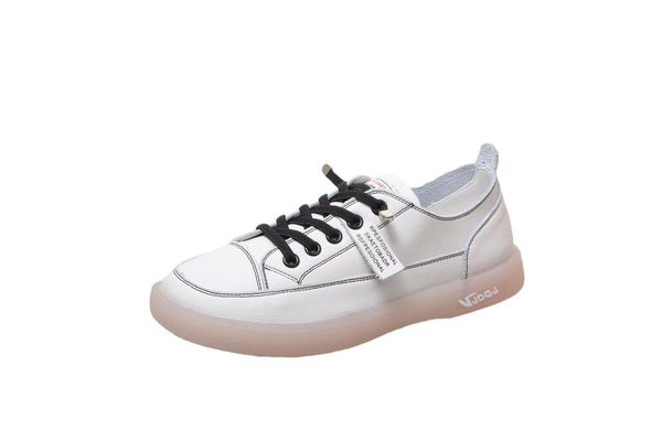 tendon soft white shoes, spring 2020) new shoes flat-bottomed leather casual shoes, Black
tendon soft white shoes, spring 2020) new shoes flat-bottomed leather casual shoes, Black