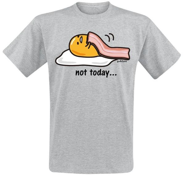 gudetama not today t-shirt mottled grey cartoon t shirt men new fashion tshirt ajax funny t shirts, White;black
gudetama not today t-shirt mottled grey cartoon t shirt men new fashion tshirt ajax funny t shirts, White;black