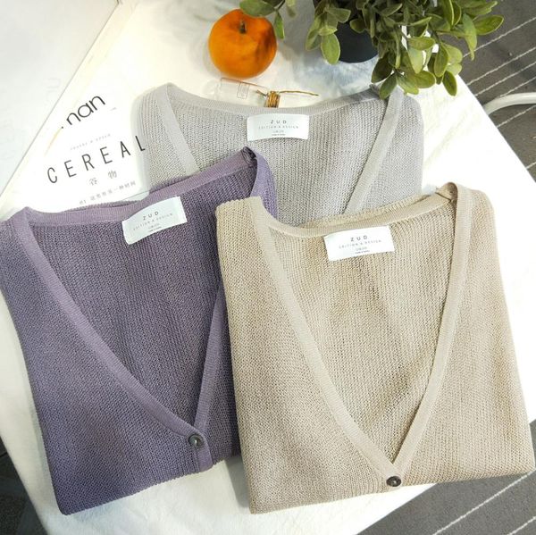 women's jackets real s 2021 wild knit cardigan solid color ice silk sunscreen shirt hollow thin v-neck long-sleeved ladies wholesale, Black;brown
women's jackets real s 2021 wild knit cardigan solid color ice silk sunscreen shirt hollow thin v-neck long-sleeved ladies wholesale, Black;brown