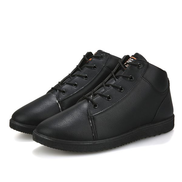 winter men's leather shoes men's casual shoes plus velvet padded warm korean fashion men, Black
winter men's leather shoes men's casual shoes plus velvet padded warm korean fashion men, Black