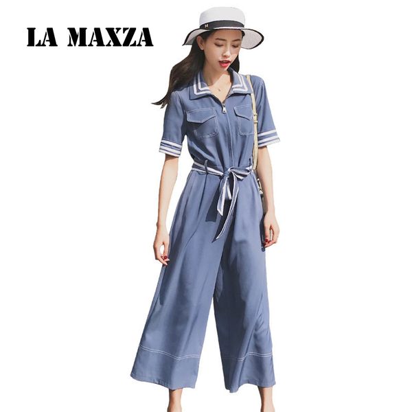elegant casual korean style summer romper jumpsuit woman 2018 v neck short sleeve chiffon bodies ladies solid wide leg playsuits, Black;white
elegant casual korean style summer romper jumpsuit woman 2018 v neck short sleeve chiffon bodies ladies solid wide leg playsuits, Black;white