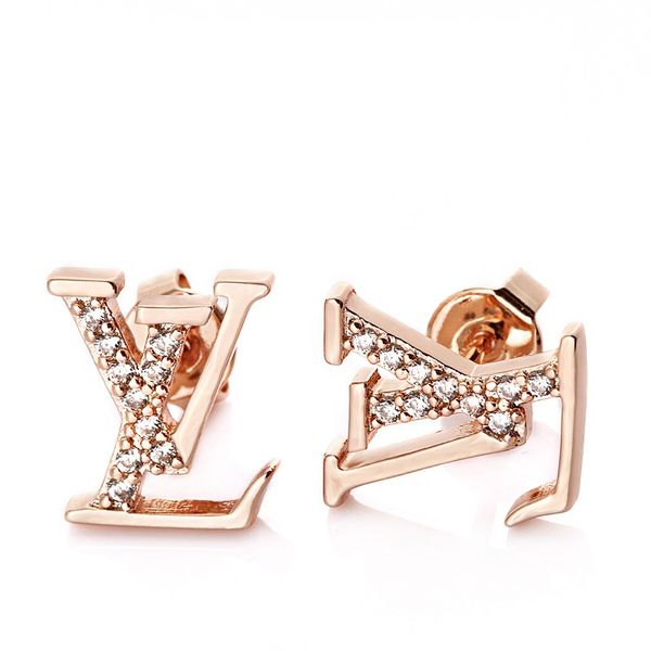 brand hight quality earring titanium steel double wound roman numerals crystal stud earrings for women gift jewelry female, Golden;silver
brand hight quality earring titanium steel double wound roman numerals crystal stud earrings for women gift jewelry female, Golden;silver