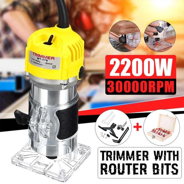 2200w 6.35mm 30000rpm electric hand trimmer wood laminate palms router joiners kit wood trimming cutting carving machine tool
2200w 6.35mm 30000rpm electric hand trimmer wood laminate palms router joiners kit wood trimming cutting carving machine tool