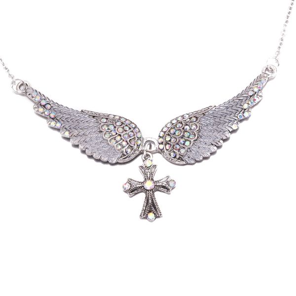 eejart angel wing cross necklace women biker jewelry gifts w/ crystal adjustable antique silver plated wholesale dropshipping
eejart angel wing cross necklace women biker jewelry gifts w/ crystal adjustable antique silver plated wholesale dropshipping
