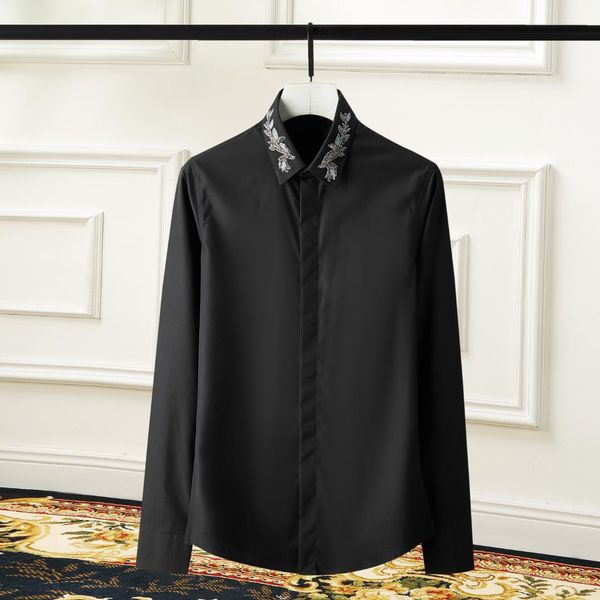black white men shirts luxury india wire embroidery long sleeve mens shirts plus size 3xl 4xl slim fit mens dress, White;black
black white men shirts luxury india wire embroidery long sleeve mens shirts plus size 3xl 4xl slim fit mens dress, White;black