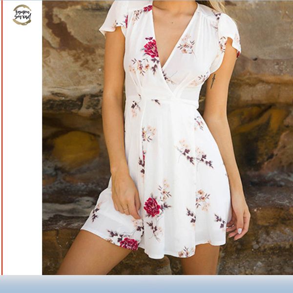 womens dress short sleeve forlar printed chiffon lace up deep v-neck casual beach dress summer fashion dress for womens 2019 hot, Black;gray
womens dress short sleeve forlar printed chiffon lace up deep v-neck casual beach dress summer fashion dress for womens 2019 hot, Black;gray