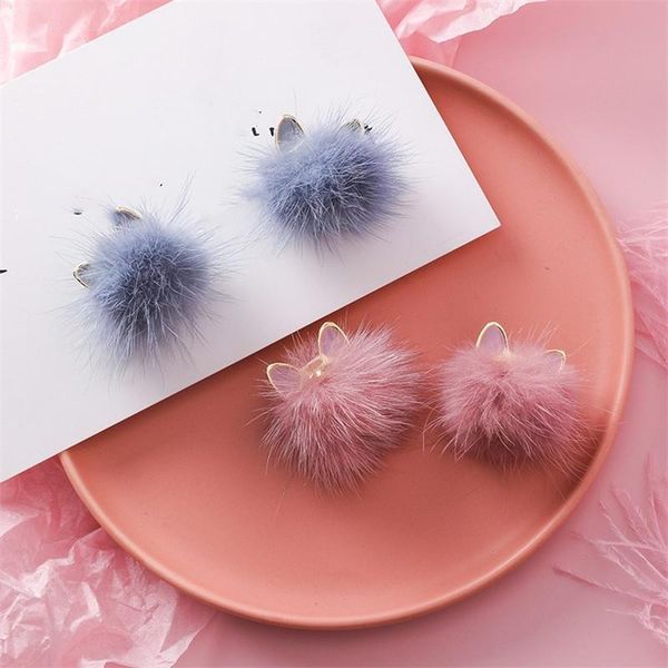 korea mink hair ball dangle earrings cute/romantic women ear white pompom earring girl, Silver
korea mink hair ball dangle earrings cute/romantic women ear white pompom earring girl, Silver