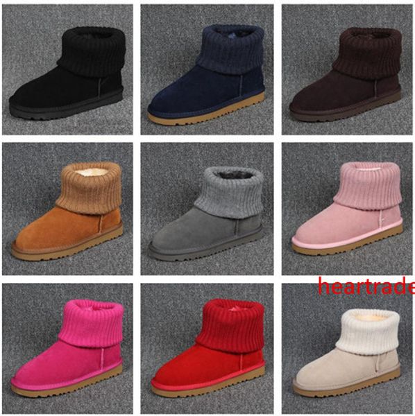new fashion designer boots women snow boots australian style knitting turned-over cow suede leather winter warm ankle boots brand ivg
new fashion designer boots women snow boots australian style knitting turned-over cow suede leather winter warm ankle boots brand ivg