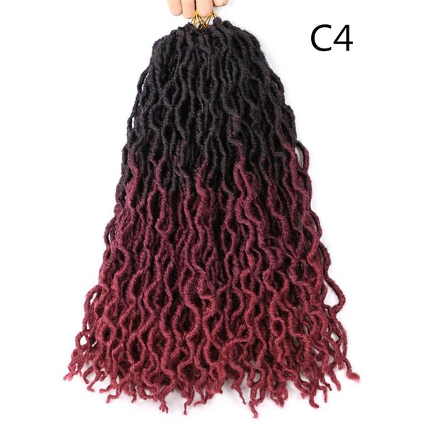 gypsy faux locs crochet hair 18inch ombre bohemian synthetic hair extension 100g/pc crochets braid natural soft brown hair ls18, Black
gypsy faux locs crochet hair 18inch ombre bohemian synthetic hair extension 100g/pc crochets braid natural soft brown hair ls18, Black