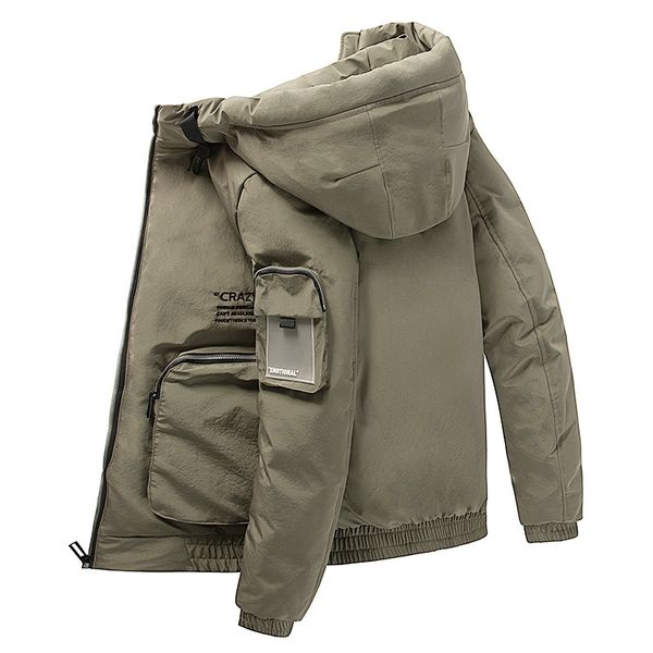 brand 2019 new winter jacket men korean fashion handsome down thick winter coat male warm hooded cotton parka clothes outerwear, Black
brand 2019 new winter jacket men korean fashion handsome down thick winter coat male warm hooded cotton parka clothes outerwear, Black
