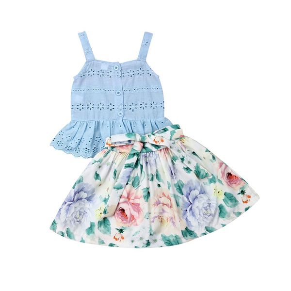 holiday lovely kids baby girl outfits sling lace vest tank floral bow skirts a-line 2pcs summer girl cotton clothes 0-5y, White
holiday lovely kids baby girl outfits sling lace vest tank floral bow skirts a-line 2pcs summer girl cotton clothes 0-5y, White