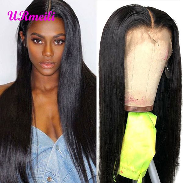 lace front human hair wigs for black women raw indian straight virgin human hair perruque cheveux humain 150% density 13x4 lace frontal wig, Black;brown
lace front human hair wigs for black women raw indian straight virgin human hair perruque cheveux humain 150% density 13x4 lace frontal wig, Black;brown