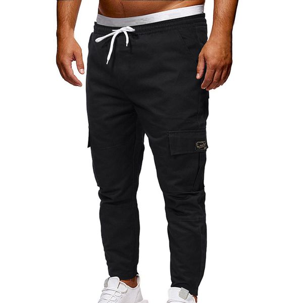 2019 casual male sport jogging tactical pant jeans sweatpants drawstring cargo pants men trousers pantalones hombre 20, Black
2019 casual male sport jogging tactical pant jeans sweatpants drawstring cargo pants men trousers pantalones hombre 20, Black