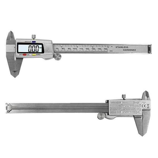 measuring tool stainless steel digital caliper 6 "150mm messschieber paquimetro measuring instrument vernier calipers
measuring tool stainless steel digital caliper 6 "150mm messschieber paquimetro measuring instrument vernier calipers